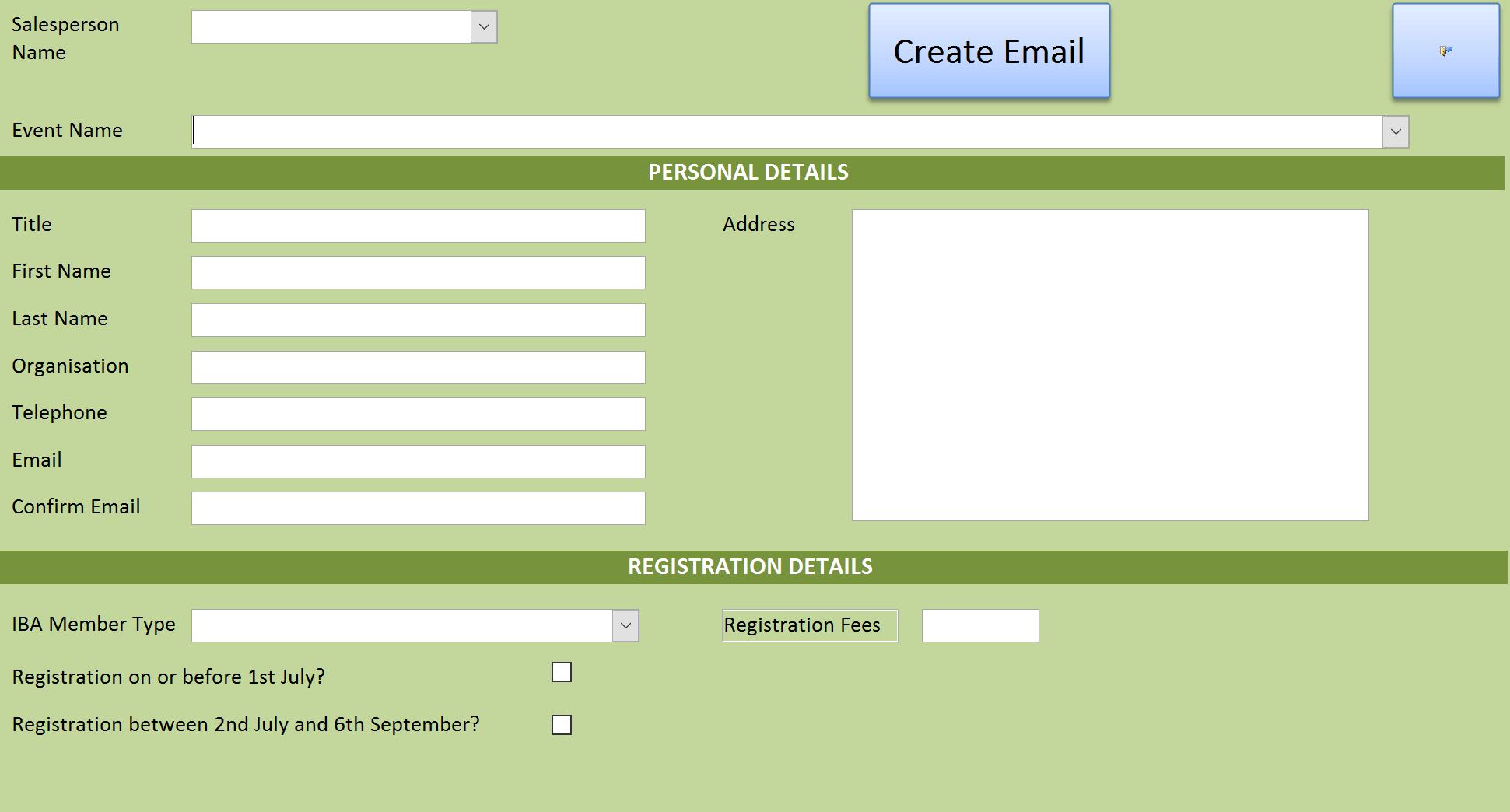 event-delegate-automated-confirmation-excel-access-consultants